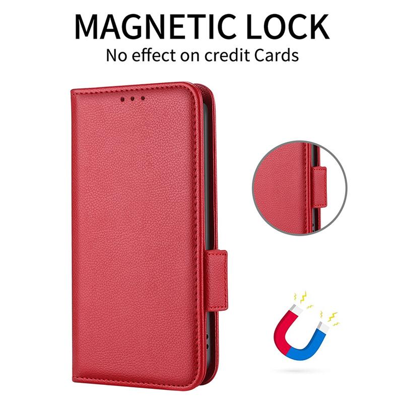 For 14T Pro Cover Litchi Wallet Side Buckle Splicing Flip Over Leather Case For 14T Pro Wrist Rope Phone Case