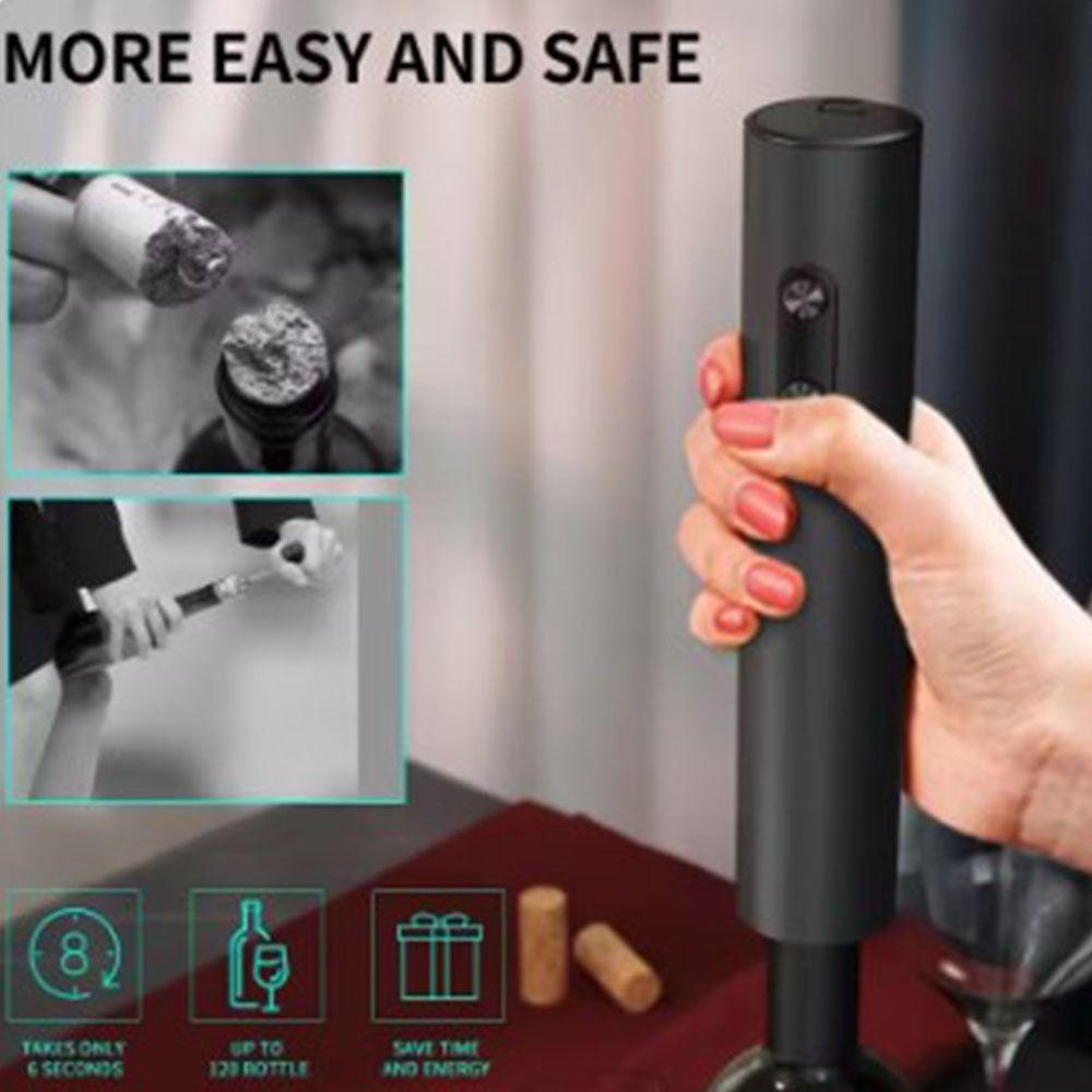 

Easy Carry Electric Red Wine Bottle Opener Reusable Wine Corkscrew Pin Bar Wine Tool