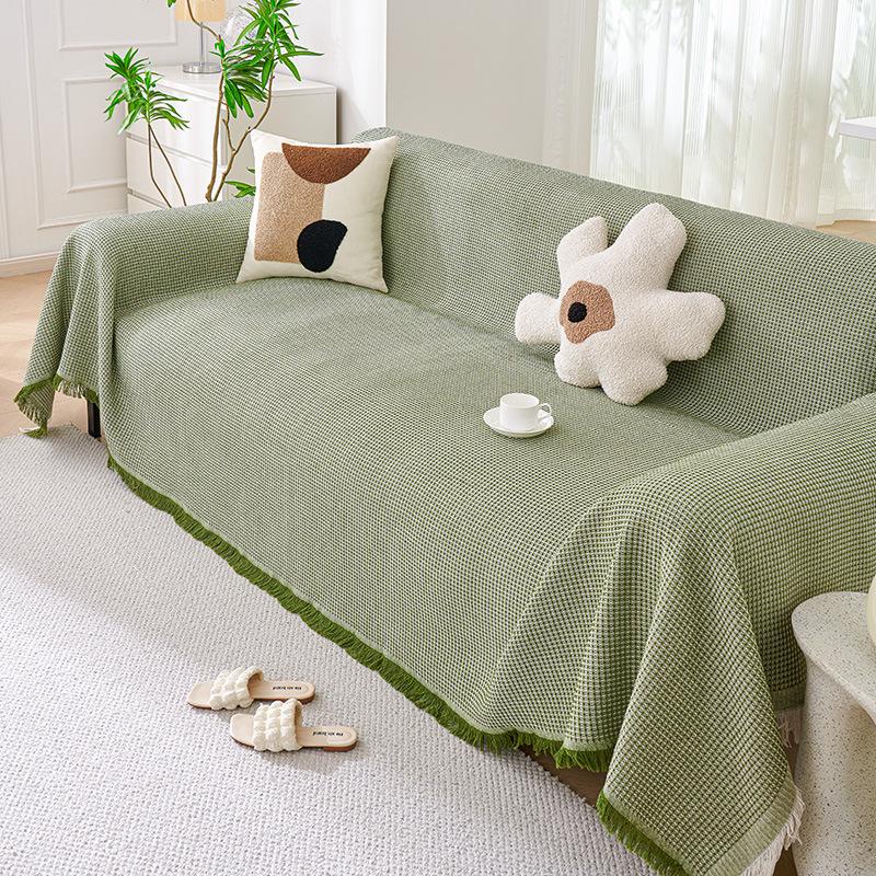 Universal Cat-Scratch Resistant Sofa Cover, Dustproof Blanket Pad for All Seasons