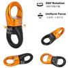 YAPJEB 30kN Swivel Ball Bearing Rope Swivel for Aerial Aerial and Rappelling Climbing, Rotation, Swinging, Dancing, Yoga, Rescue, Mountaineering,