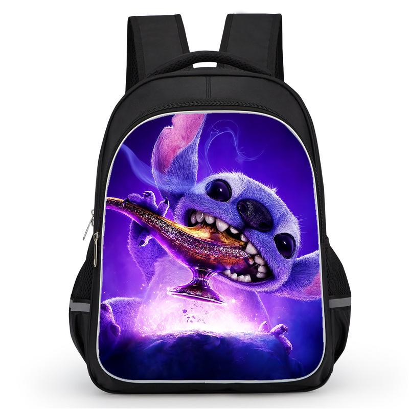 Stitch Peripheral Anime Backpack Men'S And Women'S School Bags