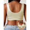 Large Front Breasted Smooth Vest Style Bra for Women, Sports Bra with Gathered and Gathered Accessory Breasts To Prevent Sagging and Wrap Around