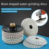 7Pcs Professional 100mm Metal Resin Wet Polishing Pad Set For Marble Stone Tile Grinding Finishing Polishing