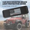 3rd Brake Light Cover For Jeep Wrangler JK 2007-2017 Lamp Accessories US Flag