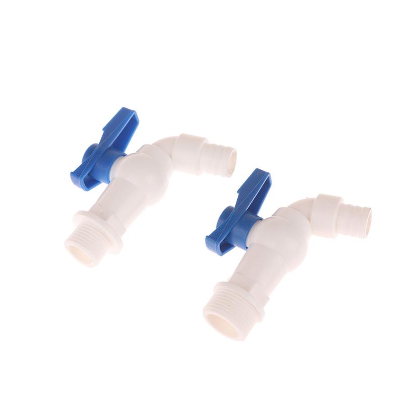 1 Stück 1/2 3/4" Kunststoff Außengewinde Wasserhahn Tankhahn Adapter Ablaufhahn Aquarienventil Ersatzhahn Gartenzubehör