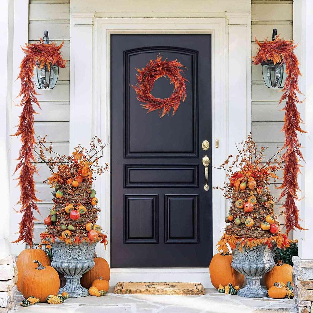 Konstgjorda murgröna Växter Olja lakrits Persisk vinranka blad Bröllop Jul Hem Festival Balkong Trädgård Kontorsdekoration Het försäljning