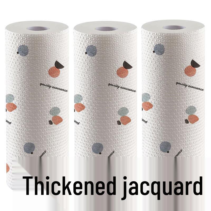 Kitchen Multi-Purpose Disposable Cleaning Rag: Durable, Non-Shedding, Dual Use for Dry & Wet Cleaning