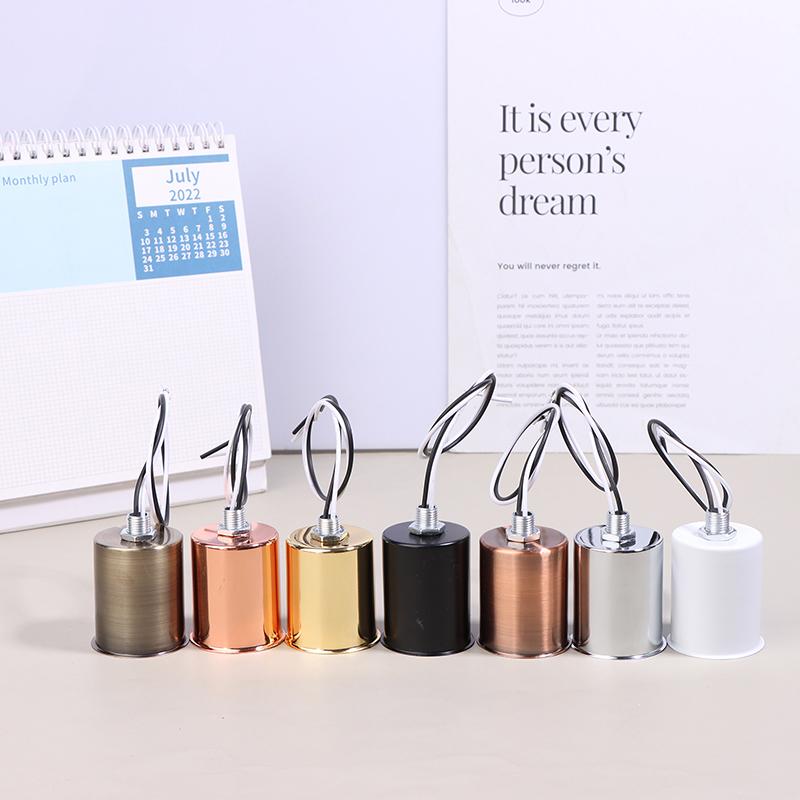 E27 Ceramic Screw Light Base Light Socket Round Led Filament Lamp Holder Indoor Led Lamp Part Easy To Install For Led Light