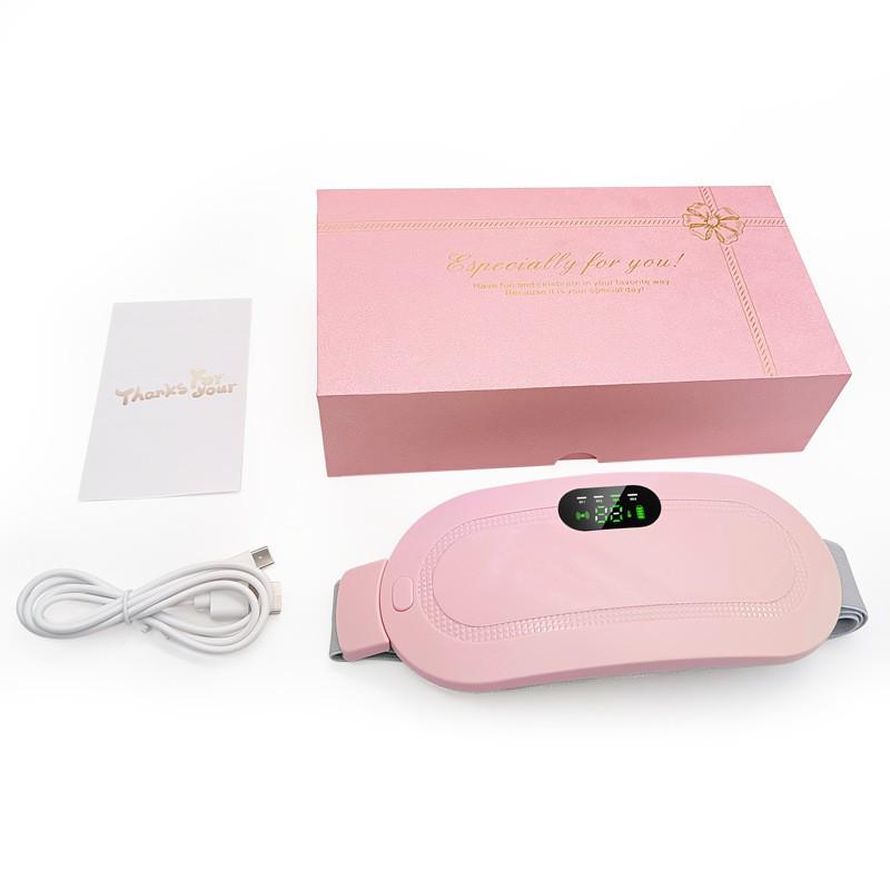 Cross-Border Smart Heating Waist Belt with Digital Display for Menstrual Relief and Vibration Support
