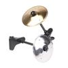 Desktop Crash Cymbal Musical Saucer Car Crash Cymbal Alloy Crash Drums Cymbal Drum Mini Drum Easy To Install Clip-On
