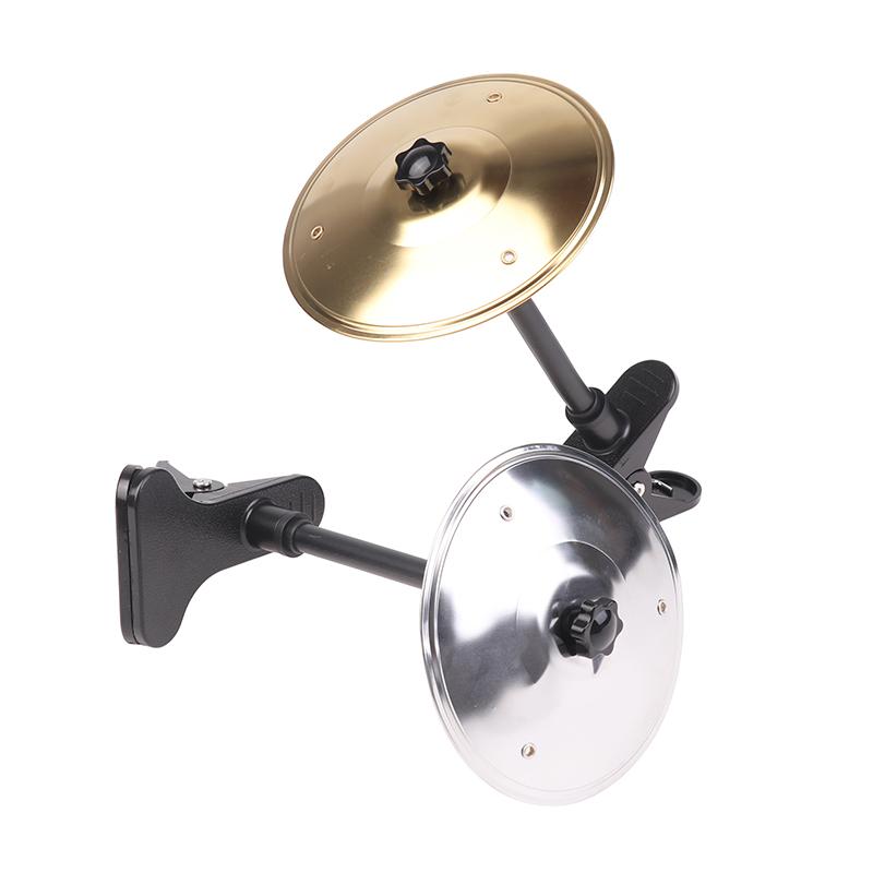 Desktop Crash Cymbal Musical Saucer Car Crash Cymbal Alloy Crash Drums Cymbal Drum Mini Drum Easy To Install Clip-On