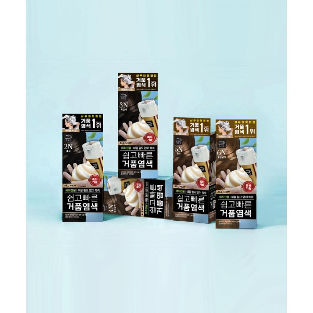 Miseenscene Easy Fast Bubble Dye 80g 2 Pack 05 6N light brown 2 pack