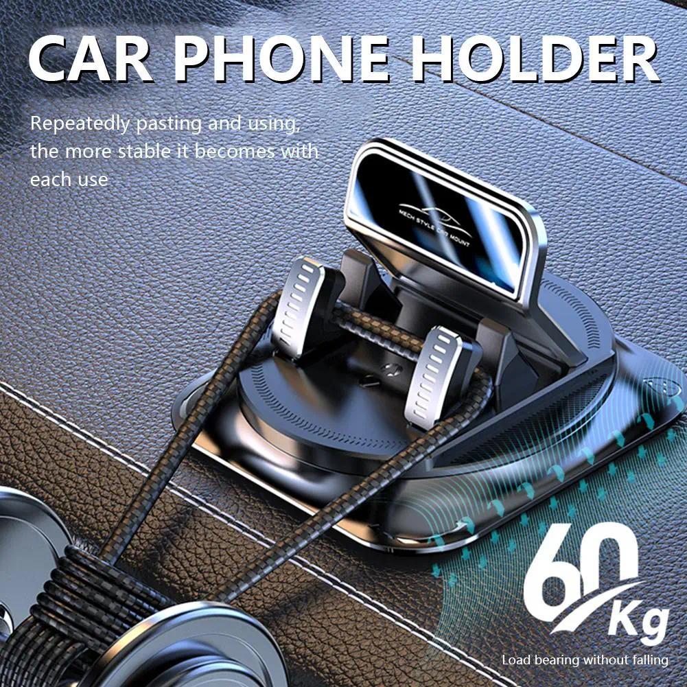 360° Rotatable Universal Car Phone Holder Car Dashboard Support Bracket Mount Easy Install Vehicle Mobile Phone Holder