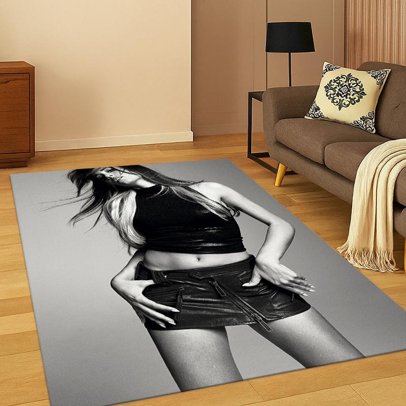 Cute Aitana Spanish Singer Carpet Rug for Bedroom Living Room Sofa Playroom Doormat Home Decor,Kid Game Area Rug Non-slip Gift