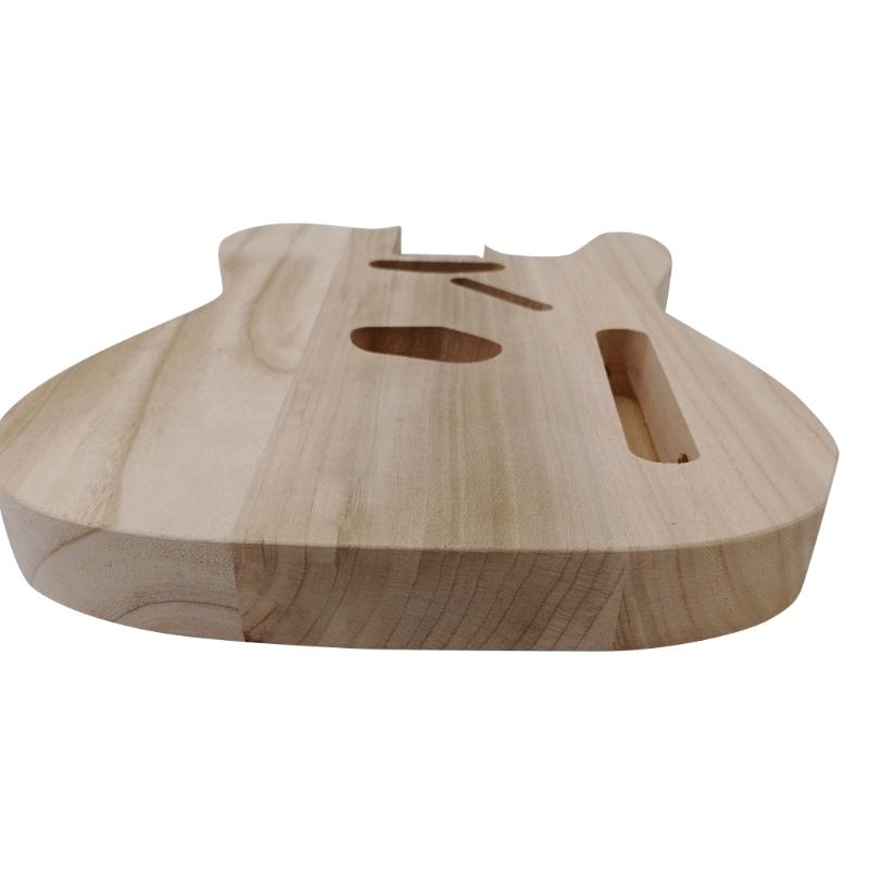 Unfertiger Gitarrenkörper Poliertes Holzart, DIY, T-Stil Gitarrenzubehör