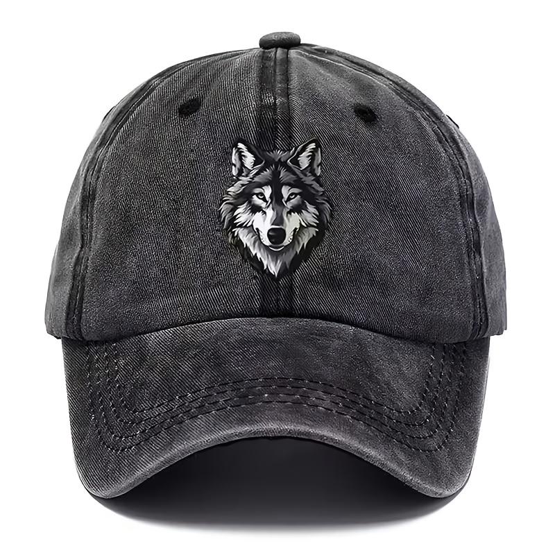 Pc WolfCompatible DAD Hat with Wolf Ear Design Adjustable Strap Breathable Cap Suitable for Outdoor Costume Parties Them