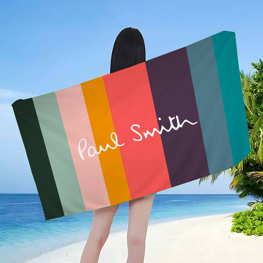Fashion Brand Famous P-Paul S-Smith Anime Beach Swimming Towel Soft Absorbent Washcloth Children's Gifts For Travel Camping Gym