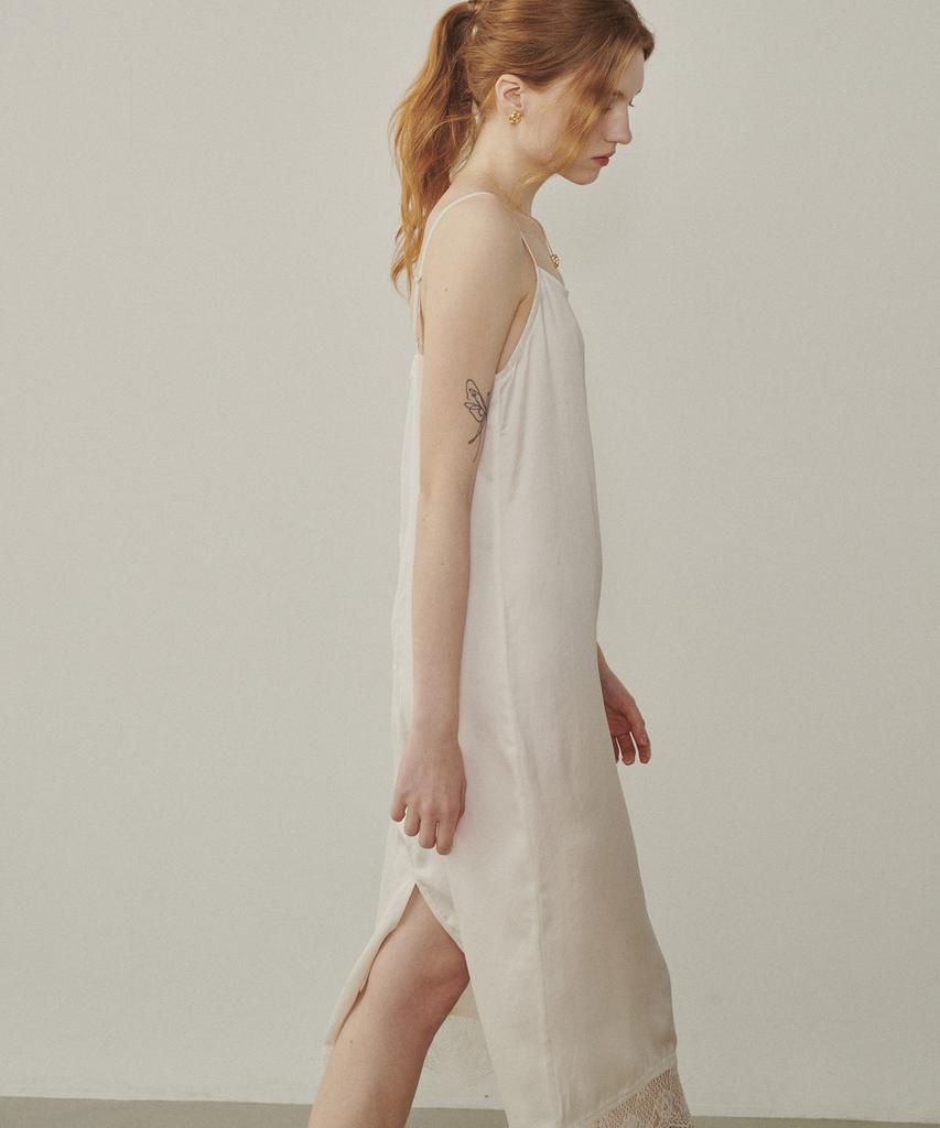 MELLY&ROSE Satin Lace Dress (315027)