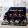 Messi 265 Personalized Text Blanket Throw Customizable Blanket Comfortable Perfect for Office Chair Chair Nap Seaside All-Season Use