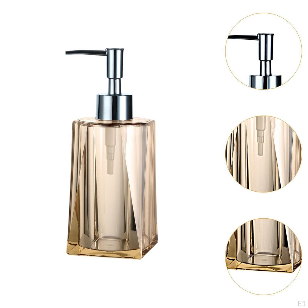 Dozator de săpun de mână, loțiune, cu suport pentru pompă, sticlă lichidă reutilizabilă la modă pentru