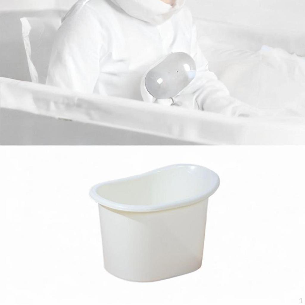 Tub Container with Built In Seating for Comfortable Bathing