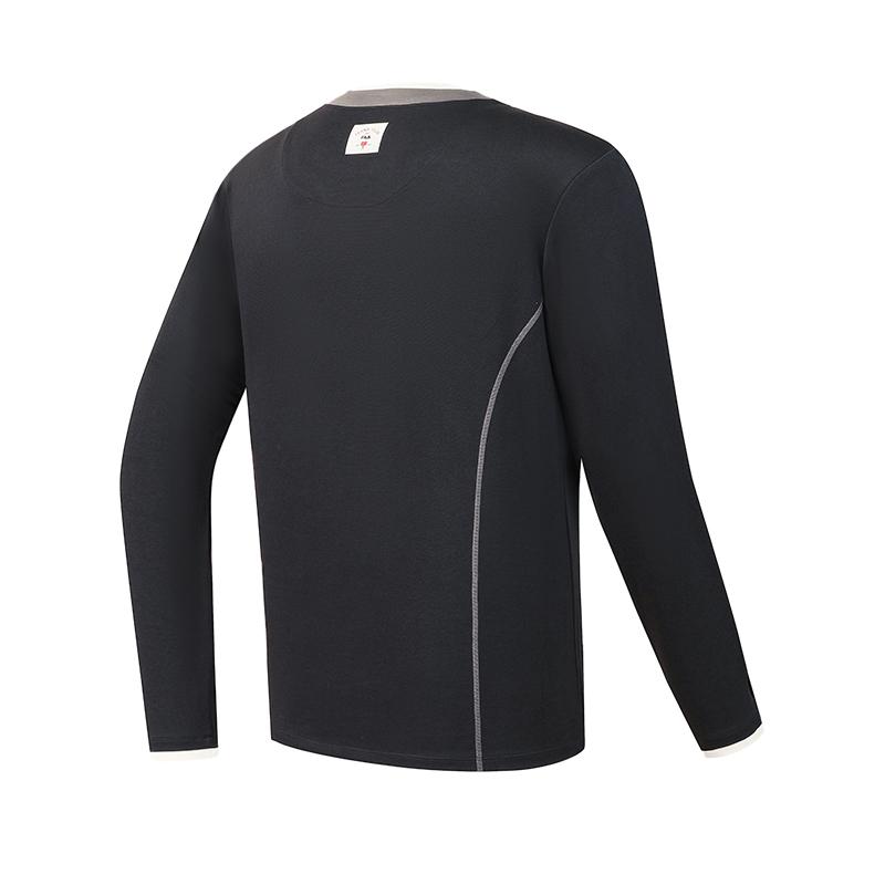 FILA Tennis Minimalist Classic Sports Tennis Casual Loose Comfortable Long Sleeve T-Shirt Men tops A11M613228F-NV