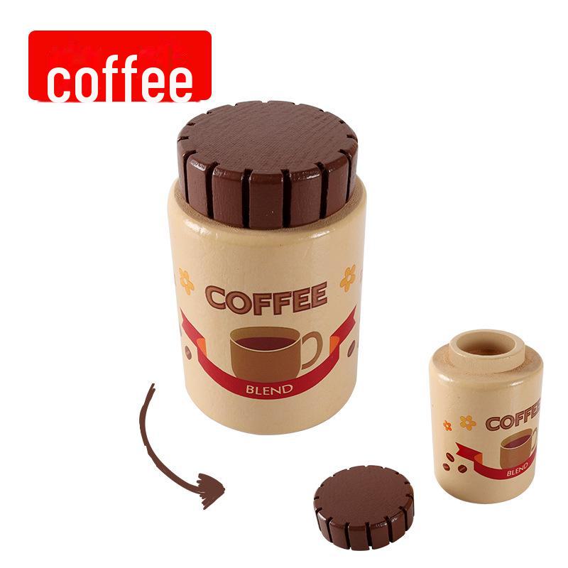 Yiwang Wooden Play Kitchen Toy Set Includes a Frying Pan and Hot Pot for Qieqi Le Cooking Fun.