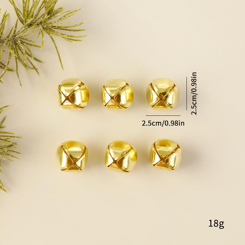 Metallic Christmas Bell Hanging Decor For Festive Tree Accents And Scene Decor