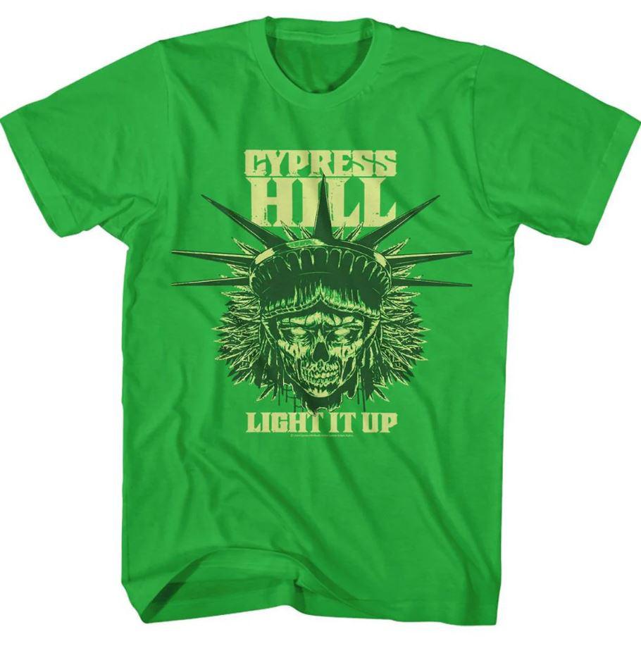 Cypress Hill Light It Up Green Cotton Unisex T Shirt S To 4XL MK248 Unisex T-Shirt XXXXL