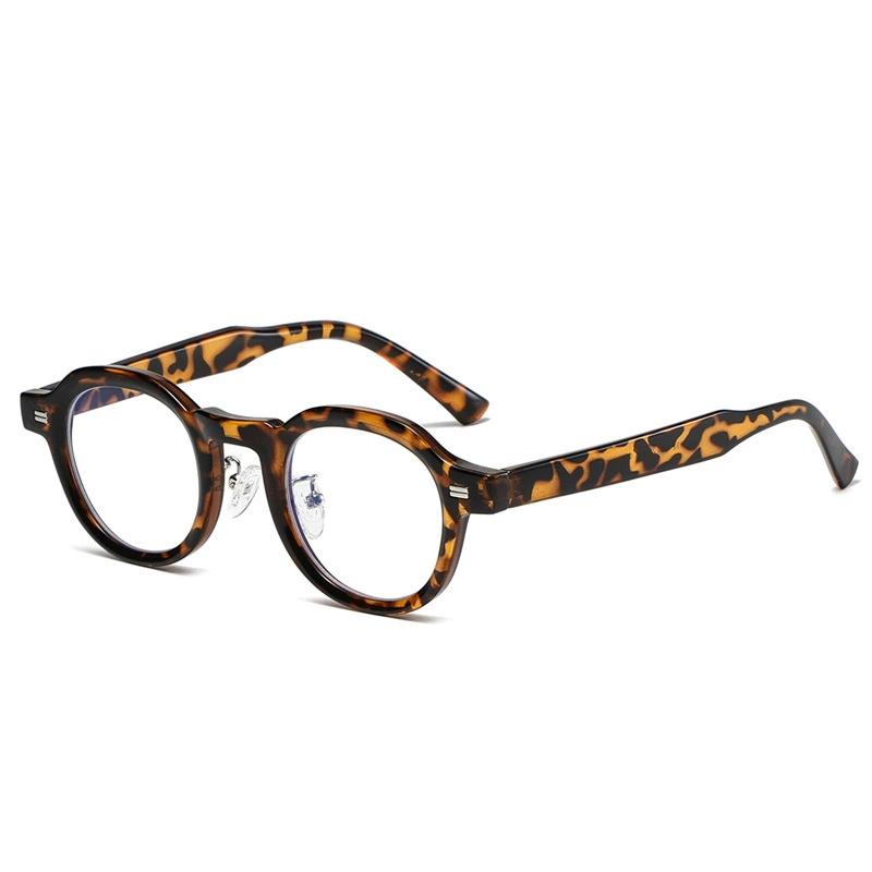 New Retro Art Harajuku Wind Eyeframe Women'S And Men Fashion  Anti Blue Light Radiation Protect Oval Small Frame Glasses