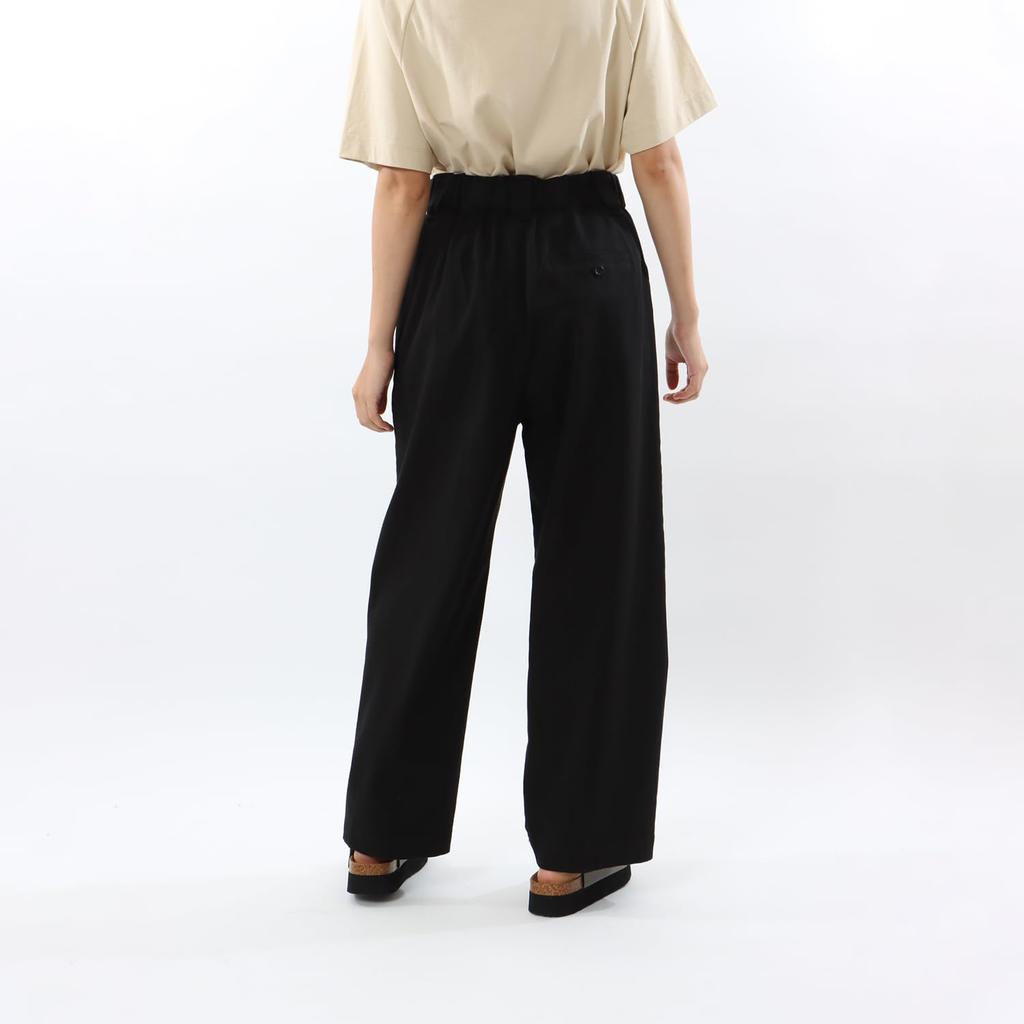 One Point Logo Long Pants Casual Black [Champion] Women's CW-Z206