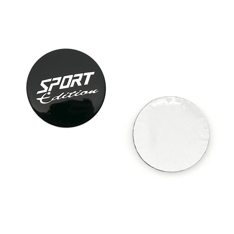 Sport Edition Modified Wheel Center Hub Cap, 60mm Outer 56mm Inner Diameter Wheel Center Decorative Cover Auto Exterior Accessories