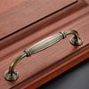 Drawer Pulls Zinc Alloy Dressers Knob Cupboard Handle Vintage Furniture Handle Simple Bedside Cabinet pull Enduring