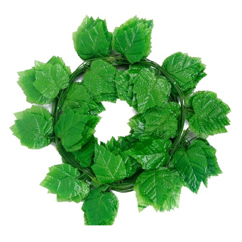 Silk Artificial Ivy Rattan Leaf Garland Plant Vine Home Wedding Bathroom Decoration Garden Festival Party Decor