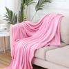 1pc Coral Fleece Blanket Simple Grey Blanket Soft Warm Throw Nap Blanket for Sofa Bed Camping Trip Office Pet Dog