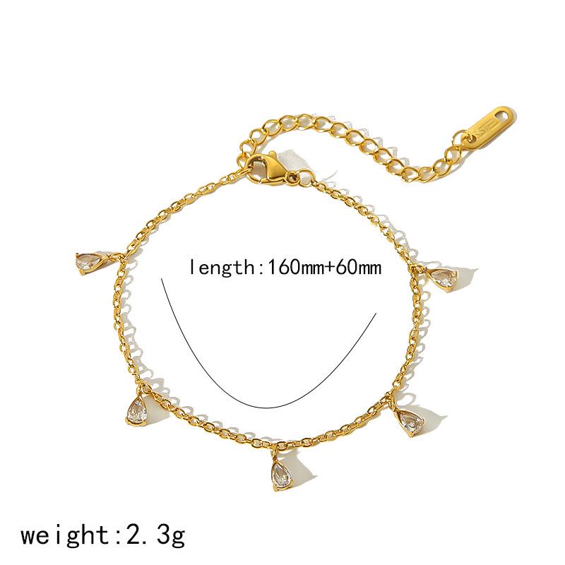 Ευρωπαϊκό και Αμερικανικό Βραχιόλι από Ανοξείδωτο Ατσάλι Τιτανίου DIY – Επιχρυσωμένο 18 καρατίων, Αλυσίδα από Ανοξείδωτο Ατσάλι που δεν ξεθωριάζει