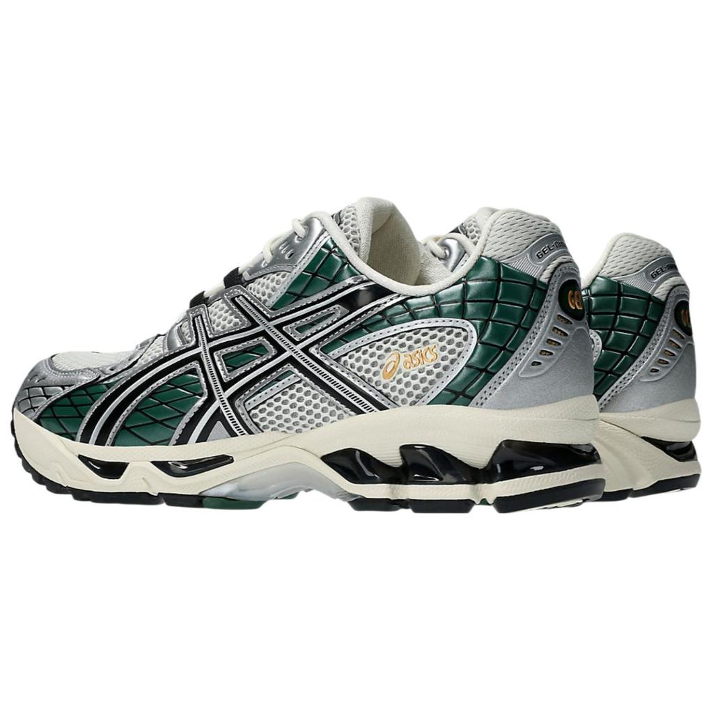 New Asics GEL Nimbus 10.1 Abrasion Resistant Low Top Running Shoes Unisex Black Silver 1203A761-101