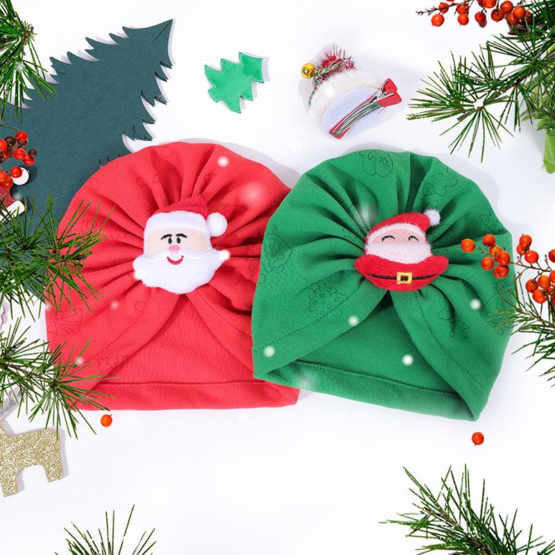 Autumn & Winter Christmas Kids' Plush Hat - Warm Pullover for Infants & Toddlers