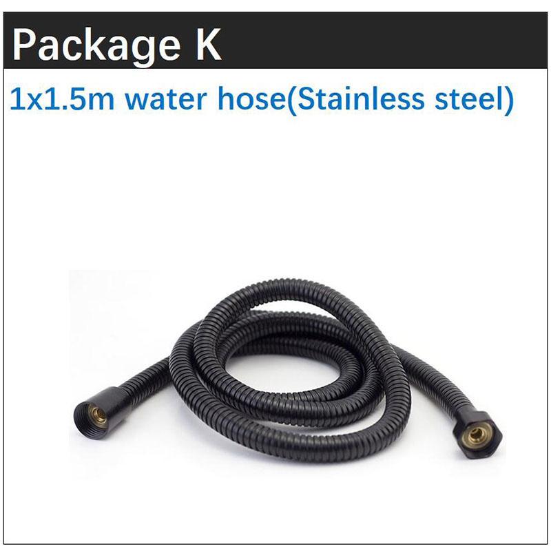 Schwarzer Handheld ABS Edelstahl Toilettenwasserspray Wasserhahn Bidet Sprüher Reiniger Duschkopf WC Dusche Badezimmerzubehör 5 Typen