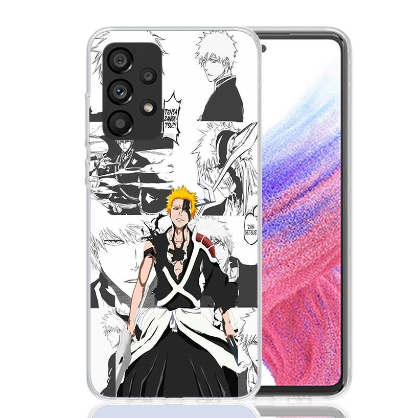 Ichigo Kenpachi Bleach Anime Phone Case For Samsung Galaxy A13 A14 A15 A16 A53 A54 A55 A56 A33 A34 A35 A36 A23 A24 A25 A26 A05S