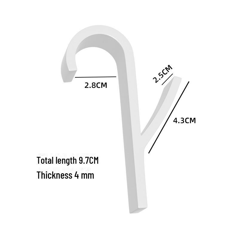

Настенный цилиндрический крючок для одежды для радиатора ванной комнаты без перфорации белый