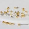 14K and 18K Gold Plated Faceted Square Beads for DIY Bracelets and Necklaces