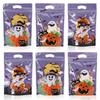 50Pcs New Cartoon Halloween Candy Bag Zipper Closure Pumpkin Ghost Snack Gift Bags Reusable Halloween Cookie Bag Trick or Treat