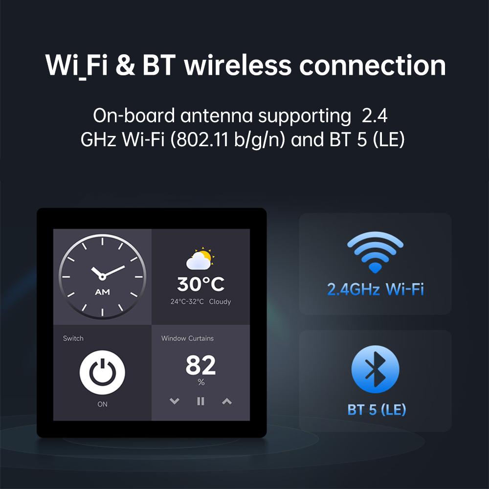 ESP32-S3 Touch LCD 480x480 Capacitive Display Board 240MHz Dual-Core WiFi Bluetooth 16MB Flash 8MB PSRAM for HMI Smart Home