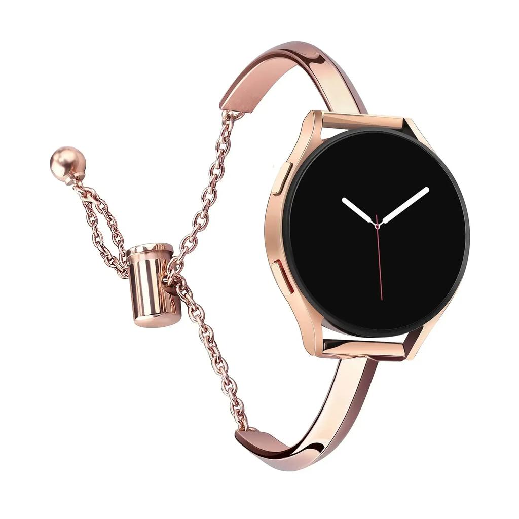 22 20mm Women Slim Strap for Samsung Galaxy Watch 7 4 5 6 40 44mm Classic FE Stianless Steel Band for Huawei GT5 Pro 46 Bracelet