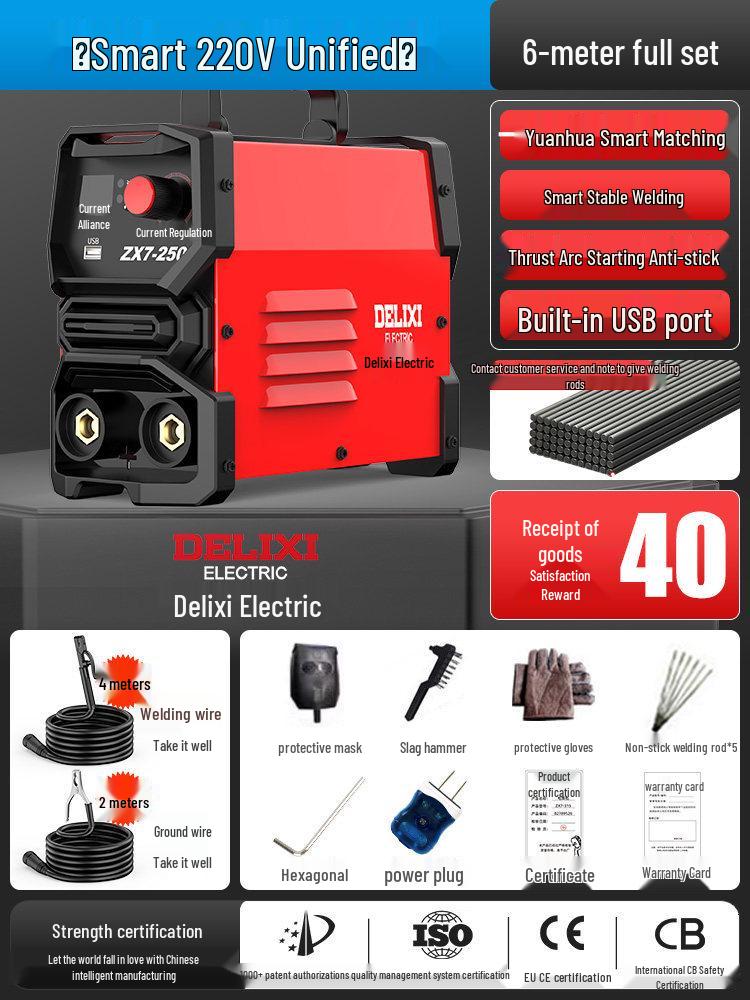 Delixi Dual Voltage High-Power Multi-Function Digital Welder