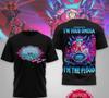 Hazbin Hotel Jeg er Din Omega Jeg er Oversvømmelsen 3D T-shirt
