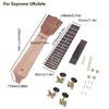 1 Sada krku s hmatníkom pre ukulele Hudobné nástroje Potreby Krk s hmatníkom pre ukulele Drevený hmatník a krk pre ukulele
