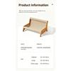 Solid Wood Cat Sofa Sisal Scratcher Bed Anti Shed Natural Sisal Mat Multi Size Pet Lounge Furniture Stable Frame Cat Rest