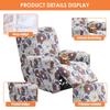 Stretch Recliner Sofa Covers Printed Reclining Armchair Cover Chair Slipcovers for Living Room Furniture Protector